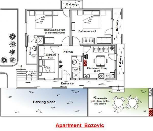 Apartment Bozovic Orebić Δωμάτιο φωτογραφία